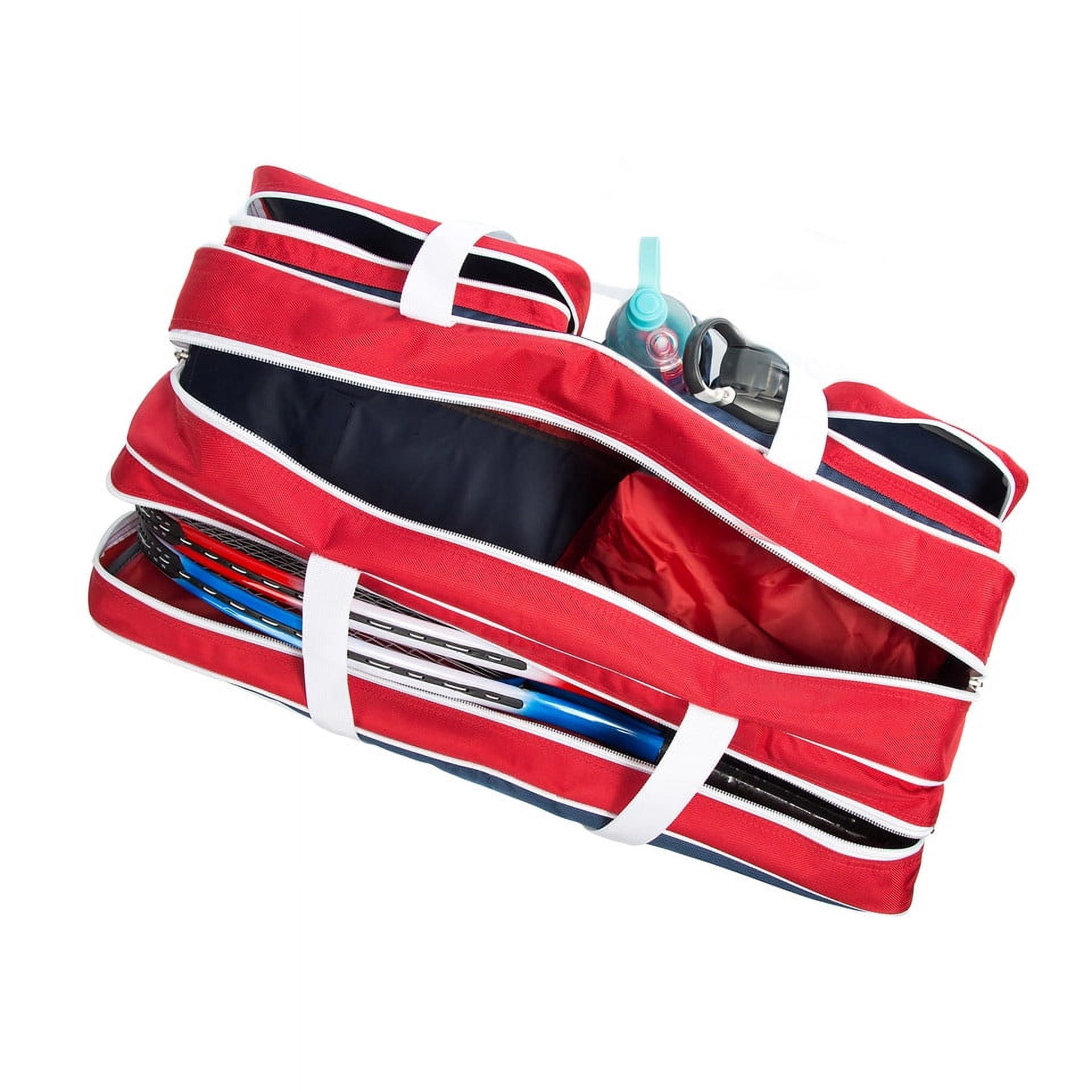 K-Cliffs Blue Red White Tennis Badminton Squash Racket Bag