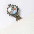 thumbnail image 5 of Cupid Vintage Copper-colored Lace Bookmarks: Stainless Steel Reading Accessories for Book Lovers - Set of 2, 5 of 5