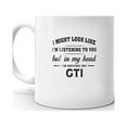 thumbnail image 2 of I'm Driving My GTI Coffee Tea Ceramic Mug Office Work Cup Gift 11oz, 2 of 3