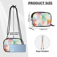 thumbnail image 4 of FORMRS Mini Crossbody Bag for Women Adjustable Shoulder Rope Travel Casual Phone Purse, Abstract Geometric, 4 of 7