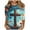 X-Sky Blue, variant on DDAPJ pyju Jesus Shirts for Women Christian Cross Printed 3/4 Sleeve T-shirts Happy Easter Dressy Casual Round Neck Blouses Green S