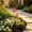205#Red, variant on Garden Stakes Decor, Metal Mushroom Cap Yard Ornaments With Vintage Speckled Finish And Easy Ground Installation, Outdoor Decorative Picks for Flower Pots Planters Garden And Backyard
