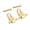 Gold, variant on YAHHU 2 Pieces Roller String Tree Retainers with Mounting Screws for Electric Guitar and Bass, Metal Replacement Parts Accessory, 0.47 x 0.43 in / 1.2 x 1.1 cm, Gold