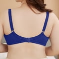 thumbnail image 5 of Plus Size Lace Bras for Women Comfort Lightly Lined Full Coverage Underwire Underwear Ladies Elder Pluh up Tshirt Bras, 5 of 6