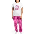 thumbnail image 4 of CafePress - Class Of 2027 Girls Graduation Women's Light Pajam - Women's Short Sleeve Print T-Shirt and Pants Light Cotton Pajama Set, 4 of 7