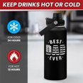 thumbnail image 3 of Botella de agua SANDJEST Best Dad Ever de acero inoxidable 950 ml, 3 of 7
