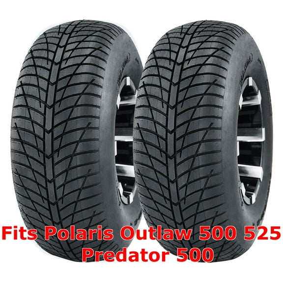 (2) Polaris Outlaw 500 525 Predator 500 front 21x7-10 21x7x10 Hi-speed ATV tires