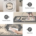 thumbnail image 6 of IsecretJoy Washable Kitchen Rugs Sets of 3, Non Slip Kitchen Mats for Floor Waterproof & Stain Resistant Runner Rug for Kitchen, Laundry Room, Hallway, 6 of 11