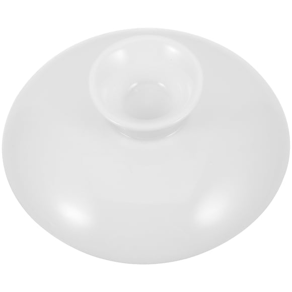 Tapa de cerámica para taza de té, tapa de tetera de cerámica Universal, reemplazo de tapa de artículos de té pulido