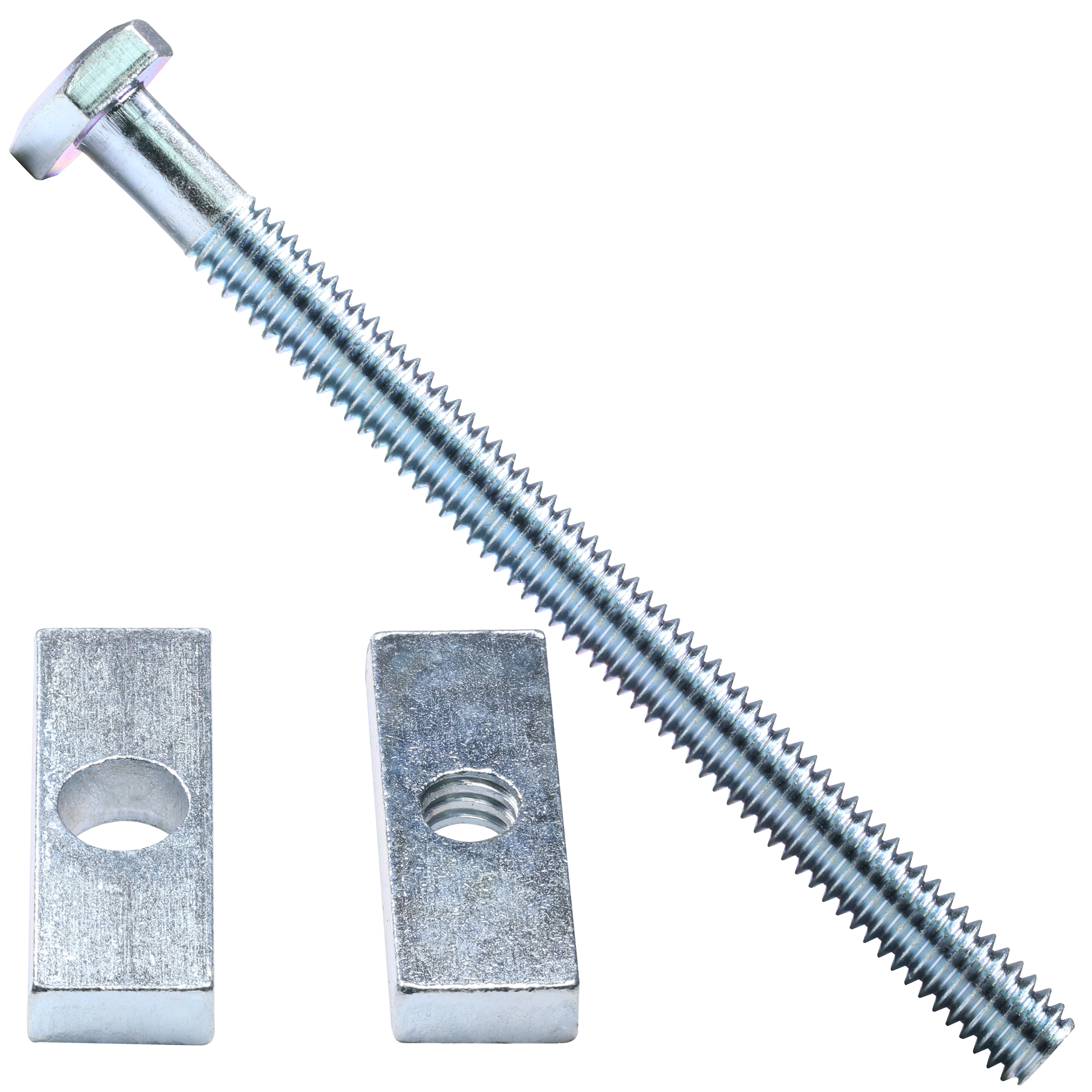 Rok Hardware #1/4-20 x 4" Hex Draw Bolt Zinc Plated, 20 Pieces