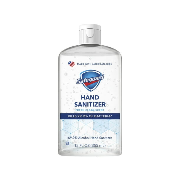 Safeguard Hand Sanitizer Fresh Clean Scent Contains Alcohol 12 Oz Walmart Com