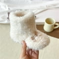 thumbnail image 6 of breaise Girls Warm Winter Snow Boots Little/Big Kids Fuzzy Faux Fur Lining Bootie Soft Casual Boots, 6 of 10