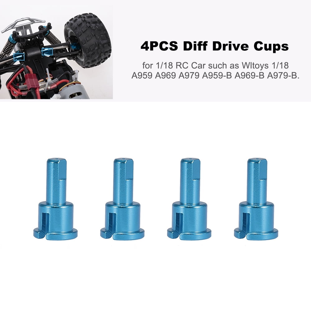 For WLtoys A959-B A979-B 4Pcs Joint Diff Cup DrIve Cup 1/18 RC Car K8A0