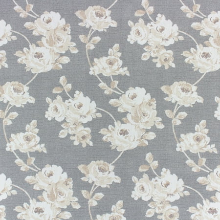 UPC: 0810056074760 | Better Homes & Gardens Floral Blooms Color Gray 8 Yards by the Bolt 100% Cotton 54  Width Fabric