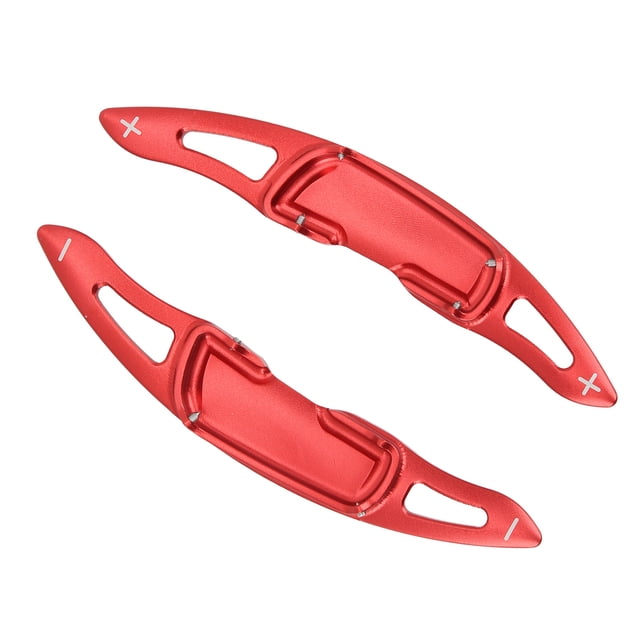 Steering Wheel Blade Steering Wheel Shifter Shifting Components Car Interior Parts 2pcs Car Steering Wheel Paddle Shifter Extension Red Replacement For 3 2014-up