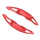 thumbnail image 5 of 2 tapas de extensión para palanca de cambios de volante de coche, color rojo, de repuesto para Mazda 3 2014-arriba, 5 of 14