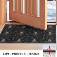thumbnail image 3 of Black Gothic Sun Moon Star Pattern Door Rugs,Washable Non Slip Door Mats Indoor,Decorative Door Mats,Entry Mat Indoor for Entrance,Bedroom,Kitchen,Bathroom,17"x30", 3 of 6