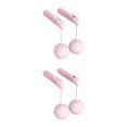 thumbnail image 2 of Youkk Cordless Adjustable Weighted Jump Rope with Counter for Enhanced Endurance Training pink 280CM 2Set, 2 of 6