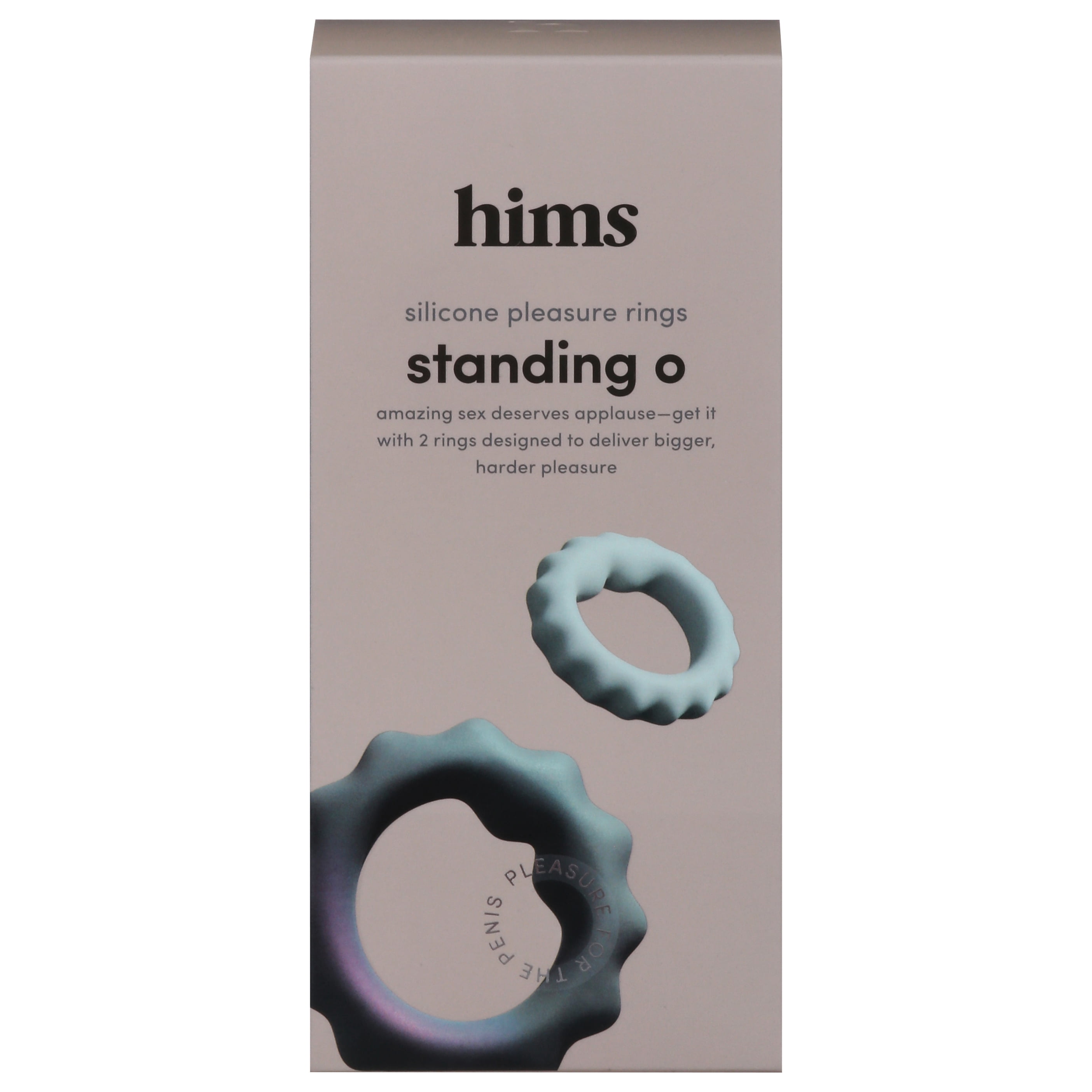 Hims Standing O Silicone Pleasure Rings, 2 Rings Per Pack