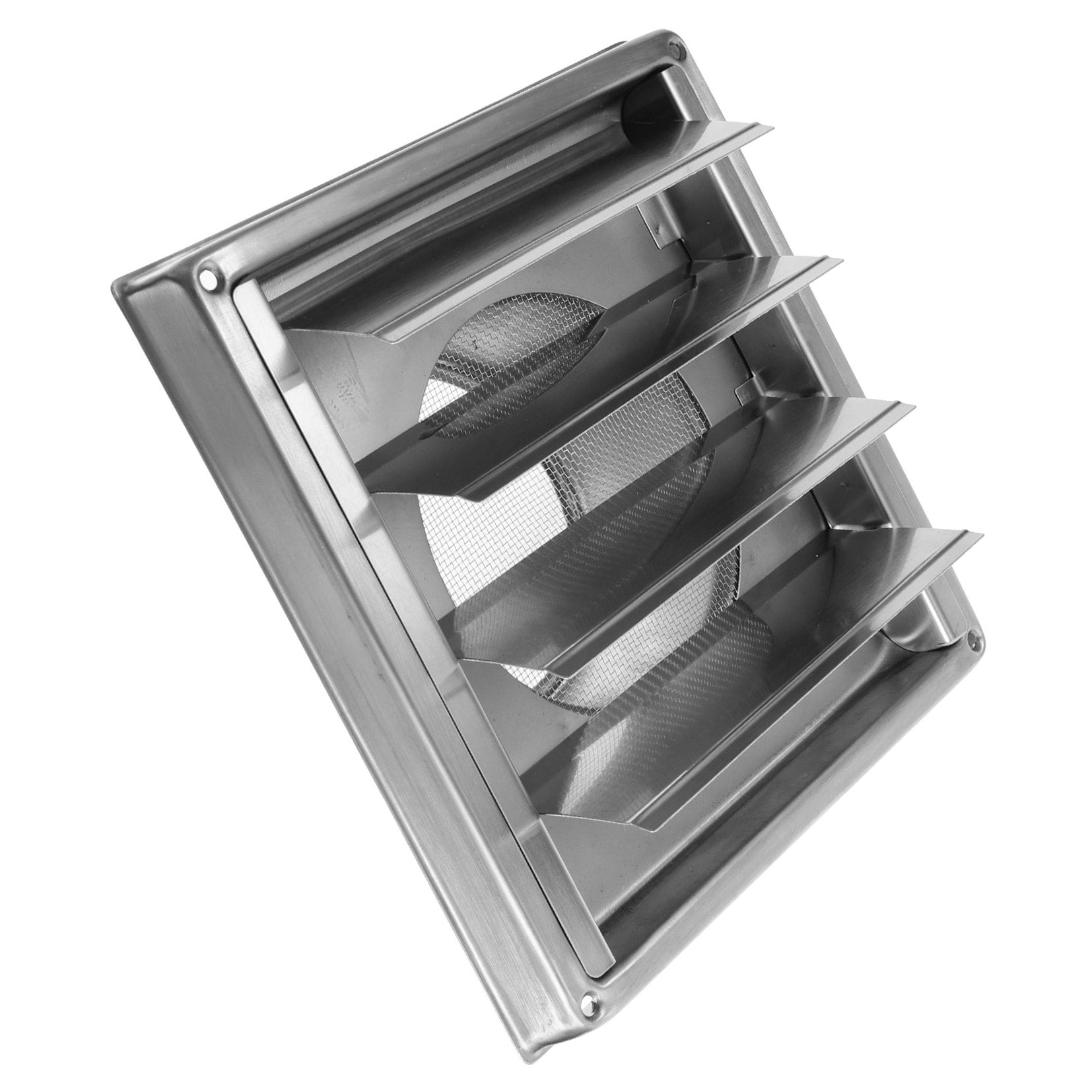 OUNONA 1 Set Stainless Steel Exhaust Vent Duct Cover Air Vent Grille Cover Exterior Wall Vent Hood