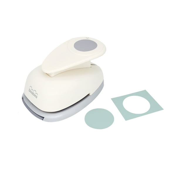 Bira Craft 1 11/16 inch Circle Lever Action Craft Punch for Paper Crafting Scrapbooking