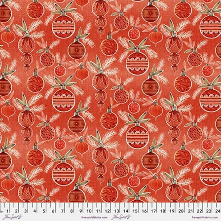 Free Spirit Cori Dantini Oh Christmas Tree All The Trimmings Red Fabric By The Yard