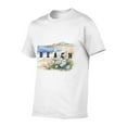 thumbnail image 2 of Graphic Tees Beach Summer Gildan Men's Short Sleeve T-Shirt 180g, 2 of 8