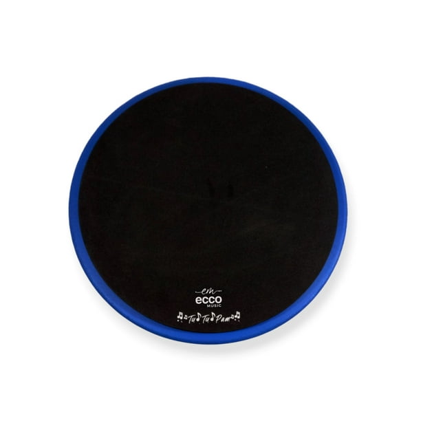 Pad Practicador de Bateria ECCO MUSIC 10' Redondo azul