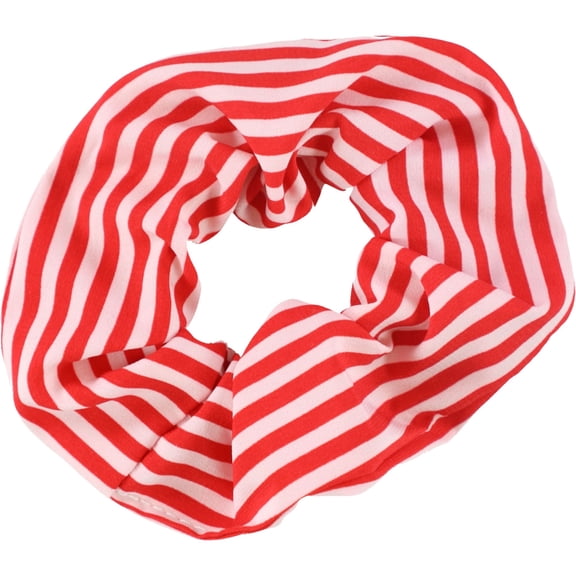 American Eagle Womens 2-Tone Stripe Hair Scrunchie, Red