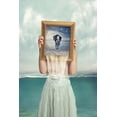 thumbnail image 2 of Bowen, Baden 13x18 Black Ornate Wood Framed with Double Matting Museum Art Print Titled - Deeper, 2 of 4