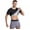 Silver, variant on Kureaily Sauna Shirt for Men Short Sleeve Mens Sauna Suit Sweat Body Shaper Compression Vest Gym Exercise Top