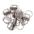 thumbnail image 1 of veasfak 10pcs DIY Metal Belt Buckle End Tips for Webbing Belt Tag Replacement Clips -, 1 of 9