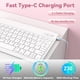thumbnail image 3 of Funda con Teclado JKSML para iPad Air 10.9" 6ª Generación 2025 Rosa, 3 of 8