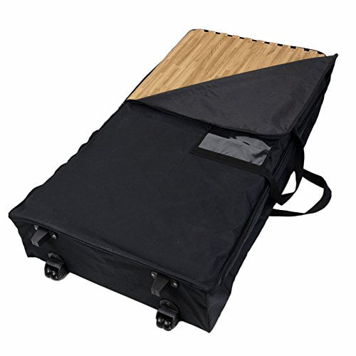 IncStores Trade Show Flooring Cases - Portable Foam Tile Case for Trade Show Floors Event Flooring (Holds 25 Foam Tiles 5/8inx24inx24in)