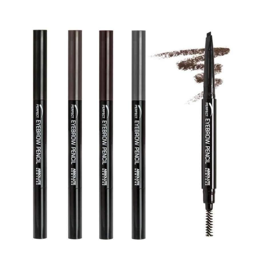 3 Pack Absolute Super Slim Eye Brow Pencil Smoke Walmart Com