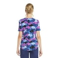 thumbnail image 3 of Disney Eeyore Rain Women’s V-Neck Scrub Top, 3 of 7