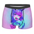thumbnail image 1 of Custom Kawaii Zero Two Underwear Men Stretch Darling In The Franxx Anime Boxer Briefs Shorts Panties Soft Underpants For Homme, 1 of 7