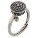 thumbnail image 4 of 2 anillos giratorios budistas tibetanos con rueda de oración OM, anillo Mantra de loto de latón, anillos de dedo de la suerte Ropa, zapatos y accesorios Miscelánea Anillo retro de plata antigua, 4 of 6