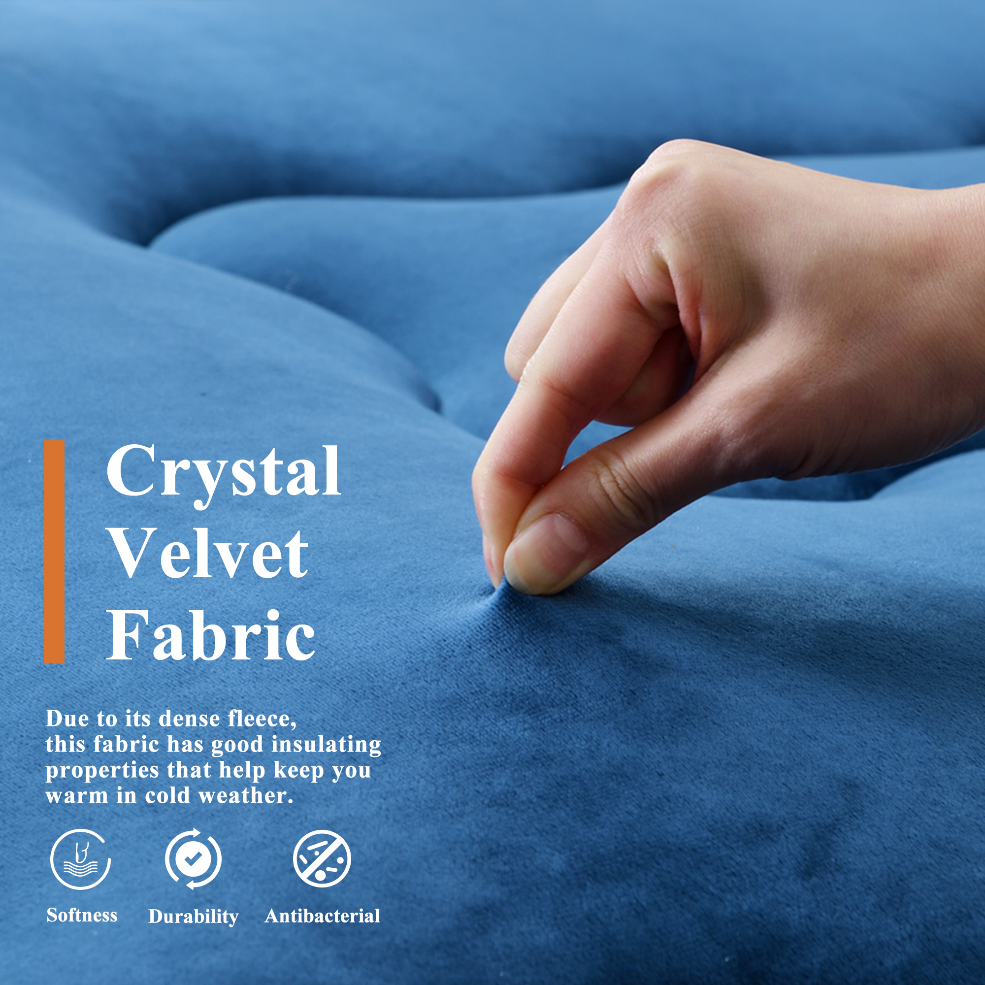 Japanese Floor Mattress Futon Mattress Sleeping Mat Blue Camping Mattress Full