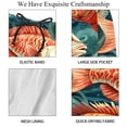 thumbnail image 4 of luoweisi Men's Beach Shorts Quick Dry Swim Trunks with Mesh Lining Fish L, 4 of 5