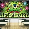 thumbnail image 1 of Danhjin Polyester Background Congrats Grad Backd Grad Backd Graduation Decorations Backd Backdrop, 1 of 6