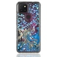 thumbnail image 4 of T-Mobile REVVL 4 Plus Case, Rosebono Hybrid Bling Glitter Sparkle Epoxy Graphic Marble Colorful Silicone Skin Cover Armor Case for T-Mobile REVVL 4 Plus (Blue), 4 of 5