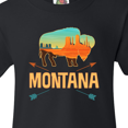 thumbnail image 4 of Inktastic Montana Gift Buffalo Silhouette Youth T-Shirt, 4 of 5