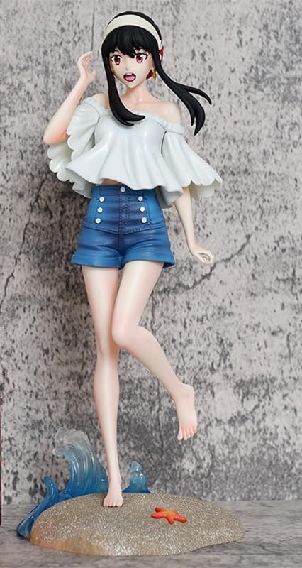 Yor Figure Beach Summer Clothes Yor Forger Action Figures 30cm/11.8inch PVC Characters Collectible Handicrafts for Anime Fans Gifts