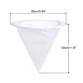 thumbnail image 2 of 500 Mesh Paint Filter Bag, 9.8" Dia Cone Shape Nylon Strainer for Filtering Paint, Gasoline, Fuel, Ink, 2 of 6