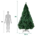 9 Foot EcoFriendly Artificial Christmas Pine Tree with Solid Metal