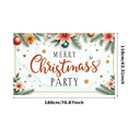 thumbnail image 2 of Decorative Design Christmas Party Banner Festive Decoration Holiday Celebration Backdrop for Indoor Decoration Party Celebration Seasonal Event, 2 of 7