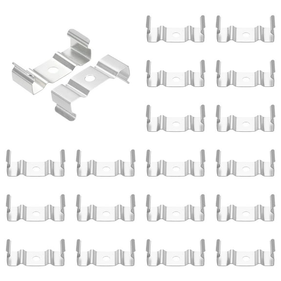 Uxcell T8 Clips Bracket Hanger Fluorescent Tube Integrated Bulb Holder Clamps 18pcs