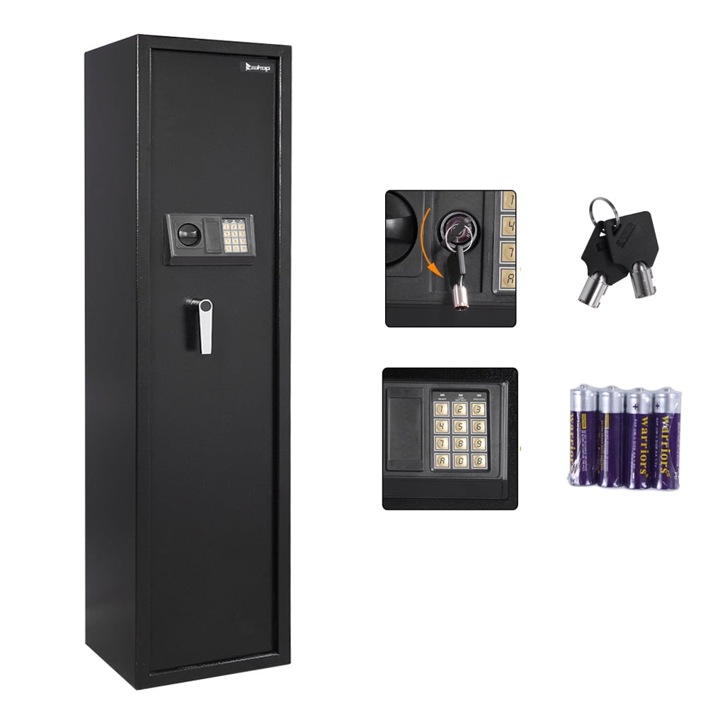 Ktaxon 5Rifle Safe, Gun Steel Safe Box w/ Digital Keypad