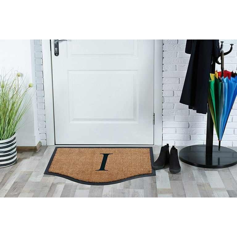 Heavy Duty 30x18 Outdoor Entrance Mat - Waterproof Front Door Welcome Mat for Home Entry, Dirt Trapper Entryway Rug, Non-Slip Durable Rubber Back